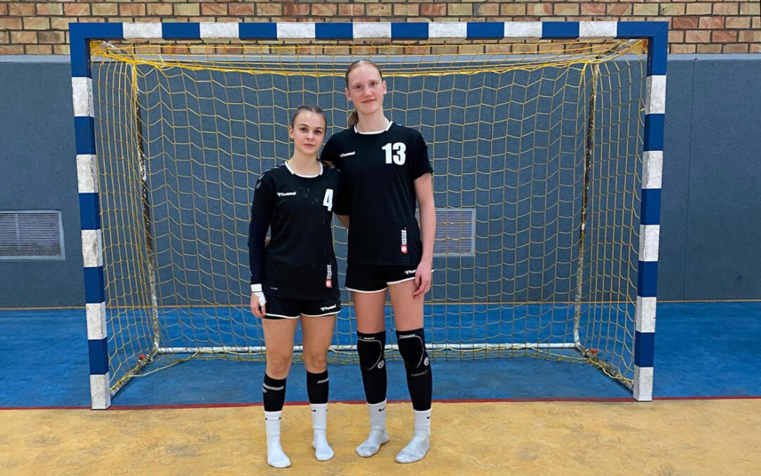 Helene und Larissa bei der DHB Vorsichtung Neue Länder + Berlin in Magdeburg